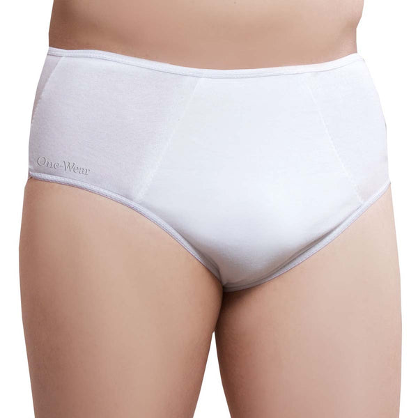 Super Soft Premium Quality Men's Disposable Cotton Briefs (5 Pack) - Lightweight Throw Away Underwear Briefs Pants Underpants Travel Hospital Spa Day Waxing Massage Sauna Salon Emergency - One-Wear